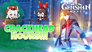 CRACKHEAD HOURS!!! (Genshin Impact Funny Moments)