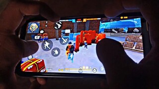 REALME NARZO 20 PRO FREE FIRE GAMEPLAY TEST 4 FINGER CLAW HANDCAM M1887 ONETAP HEADSHOT 90HZ DISPLAY