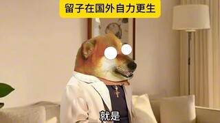留子在国外的自力更生