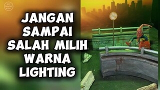 Cara Menentukan warna Lampu dalam Toy Photography