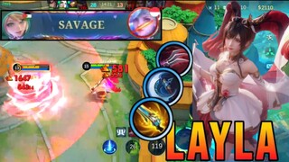 MANIAC | Layla Monster - Perfect carry game | mobile legends #MLBBIDCREATORS