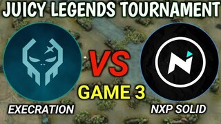 Nxp Solid VS Execration Game 3 (Exe Vs Nxp)