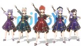 [MMD]Lima gadis <Genshin Impact> menari bersama