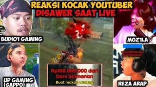 REAKSI YOUTUBER DISAWER SAAT LIVE !! (REZA ARAP) TERTINGGI MENCAPAI 1M 😮