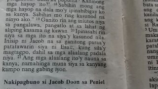 Pang Araw Araw na Talata.                     Genesis 32:16-21