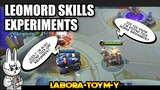EXPERIMENTS WITH LEOMORD - MLBB - MOBILE LEGENDS LABORATOYMY