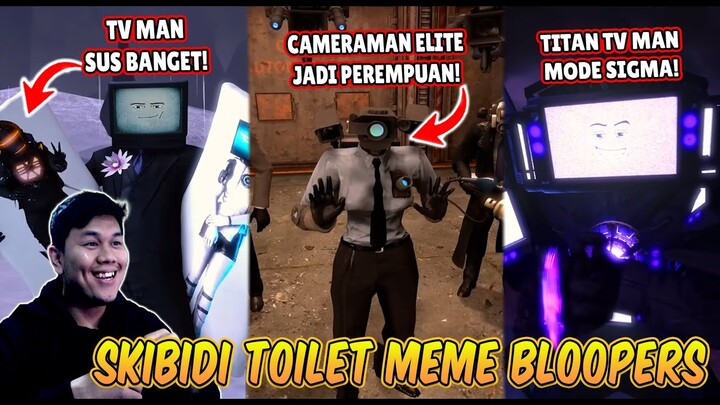 REACTION SEMUA MEME BLOOPERS SKIBIDI TOILET TERBARU! DIJAMIN NGAKAK BANGET NONTONNYA!