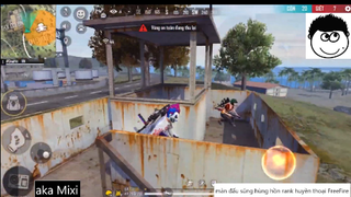 màn đấu súng hùng hồn rank huyền thoại FreeFire #5.1