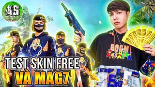 [Free Fire] Test Trang Phục Miễn Phí Chất Đường Phố Và MAG7 !!! | AS Mobile