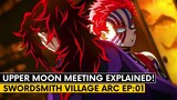 Importance Of The Upper Moon Meeting! Swordsmith Village Arc Ep 01 | It’s Anidiction