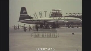 BOAC Airliner Lands in the Gulf, 1960s - Archive Film 1097870