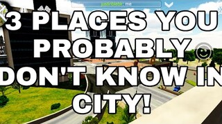 3 places you probably don't know in City | Car Parking Multiplayer