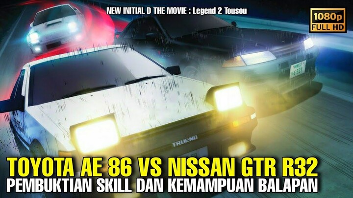 SAAT LEGENDA GUNUNG AKINA TOYOTA AE86 DITANTANG NISSAN GTR R32 • ALUR CERITA FILM