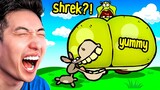 Try NOT to LAUGH! (Wierdest SHREK Animations)