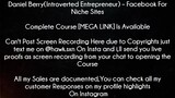 Daniel Berry(Introverted Entrepreneur) Course Facebook For Niche Sites Download