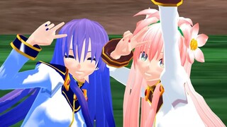 【mmd ギャラクシーエンジェル】ミルフィーユ・桜葉＆烏丸ちとせでロキ