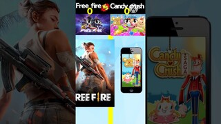 Free fire vs Candy crush #video