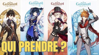 Ils font leur GRAND Retour ! Qui prendre ? Zhongli / Yelan / Liney / Tartaglia - Genshin Impact