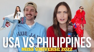 USA🇺🇸 vs PHILIPPINES 🇵🇭 | Miss Universe 2022✨