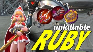 The Unkillable RUBY! Insane Lifesteal Mobile Legends Gameplay