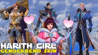 HARITH GENDERBEND SKIN GIRL HARITH SKIN MOBILE LEGENDS FIRST GENDERBENT SKIN FEATURING HARITH! MLBB!