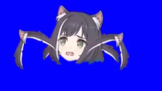 [Anime]Striped skunk headcrab girl