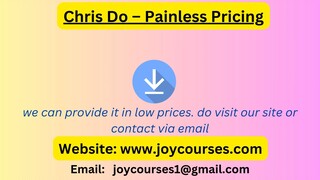 Chris Do – Painless Pricing