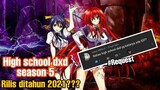 Bahas tanggal rilis high school dxd season 5-Request subscriber
