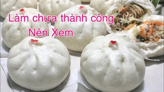 Cách làm Bánh Bao Nhân Thịt xốp mềm trắng tinh chỉ với bột mì Bí quyết làm bánh bao để kinh doanh