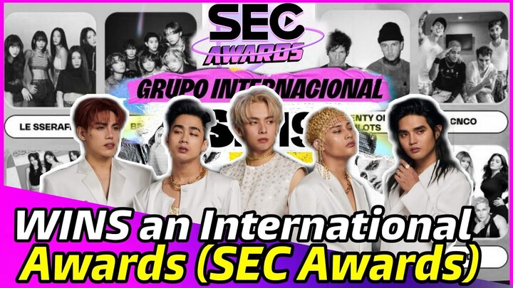 BIG NEWS! SB19 bested 7 groups for BEST INTERNATIONAL GROUP in SEC Awards 2024!