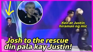 Kung si Ken pinahiram ng mic si Justin, Josh sinalo din ito ng di pa makakanta!