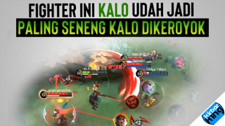 Fighter ini kalo udah jadi 1vs 4 pun GAK BAKAL TAKUT  Mobile Legends