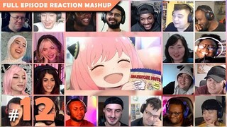 [Full Episode] SPY x FAMILY Episode 12 Reaction Mashup | スパイファミリー