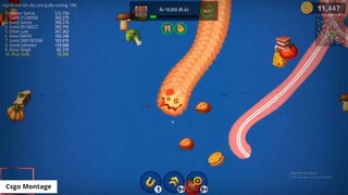 Worms Zone.io Rắn Săn Mồi #095 _ Noel tới rồi chơi rắn săn mồi thôi các bạn _ 5