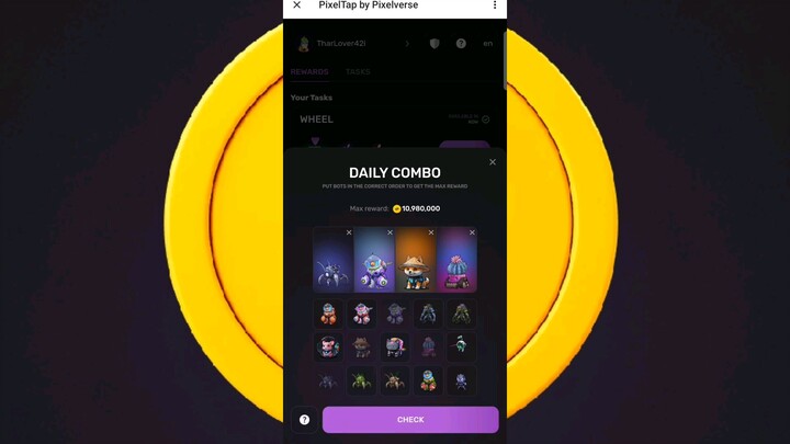 Pixel Verse Today Combo _ Pixel Tap Daily Combo 16 July 2024