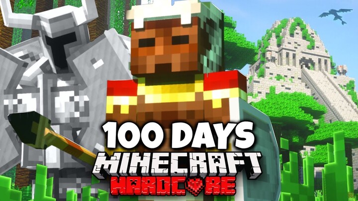 I Spent 100 Days in Ancient Mayan in Minecraft (Tagalog)