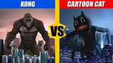 Kong (2021) vs Cartoon Cat | SPORE
