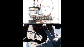 Saitama Vs. Yhwach  👑🐐 || #anime #animeedit #bleach #opm #alightmotion #capcut #shorts #short