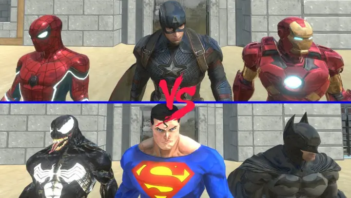 Marvel vs DC Comics 3 vs 3 - Animal Revolt Battle Simulator