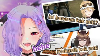 Reaksi para Vtuber saat di donate sama Miti [ Clip Mythia Batford ]