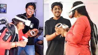 MOM tries VR for first time !!