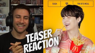 I LOVE THIS! 🥺 BTS X MCDONALDS SUGA YOONGI PHOTO REACTION