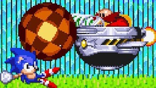 Sonic 2 Advanced Edit (Genesis) All Bosses (No Damage)