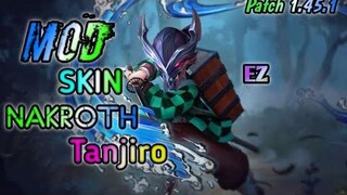 RoV Mod Skin Nakroth Tanjiro Kamado แจกมอดสกินนาครอสทันจิโร่ Patch 1451 ล่าสุด