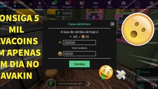 TUTORIAL DE COMO CONSEGUIR 5 MIL AVACOINS EM 1 DIA.... Avakin life 🤑💲💰