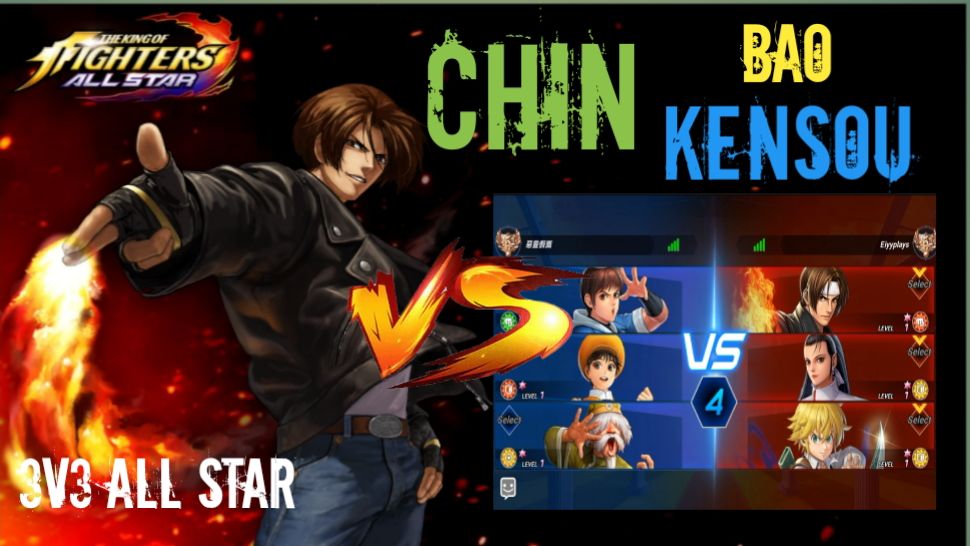 Kyo Vs. Chin , Bao , Kensou 🥶🔥 | Kof All Star Vs. Tekken 7 | - Bilibili
