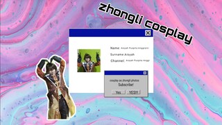 zhongli cosplay