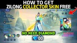 HOW TO GET ZILONG COLLECTOR SKIN FOR FREE | MOBILE LEGENDS BANG BANG