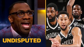 UNDISPUTED - What happened to Ben Simmons? How about Kyrie? Shannon destroys Nets' BIG 3 in DEBUT