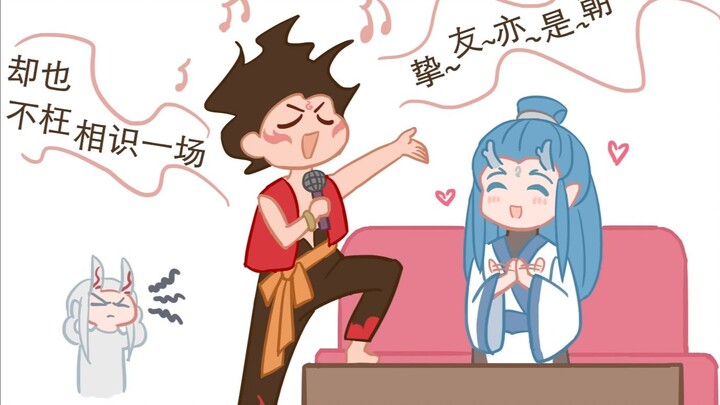 大藕的深情演唱现场